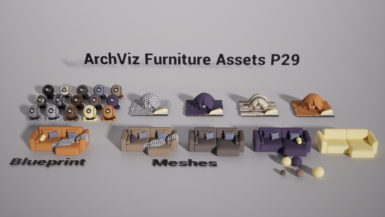 Media 1 for listing ArchViz Furniture Assets P29