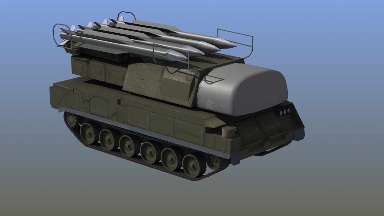 Media 1 for listing BUK Russian SAM System Game Ready 3D Model