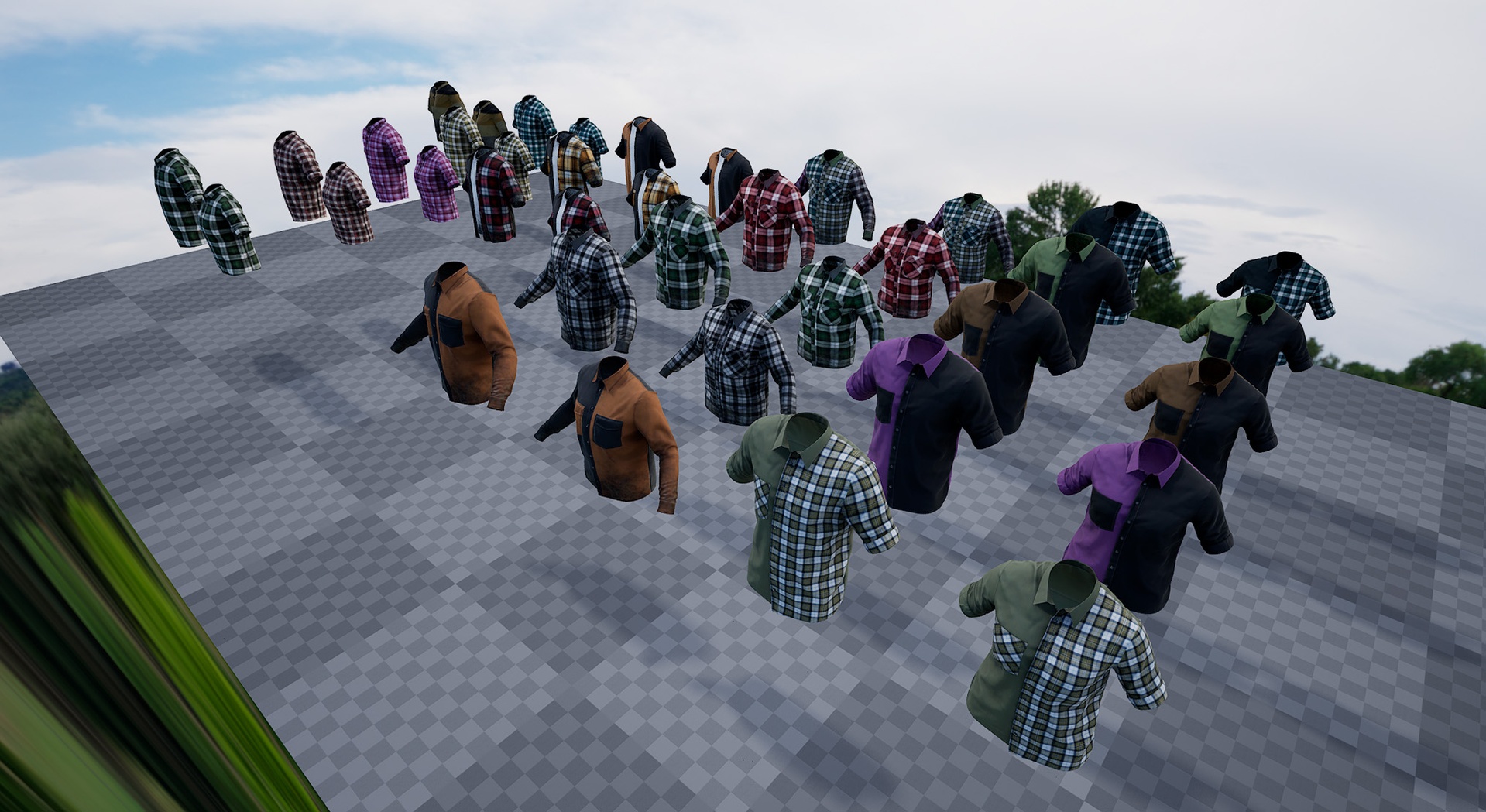 Media 1 for listing Shirt's pack for Metahuman/UE5 skel