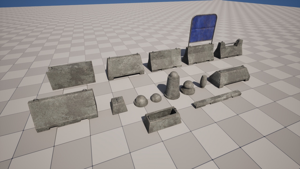 商品 Street Barricade Concrete 的媒体 1