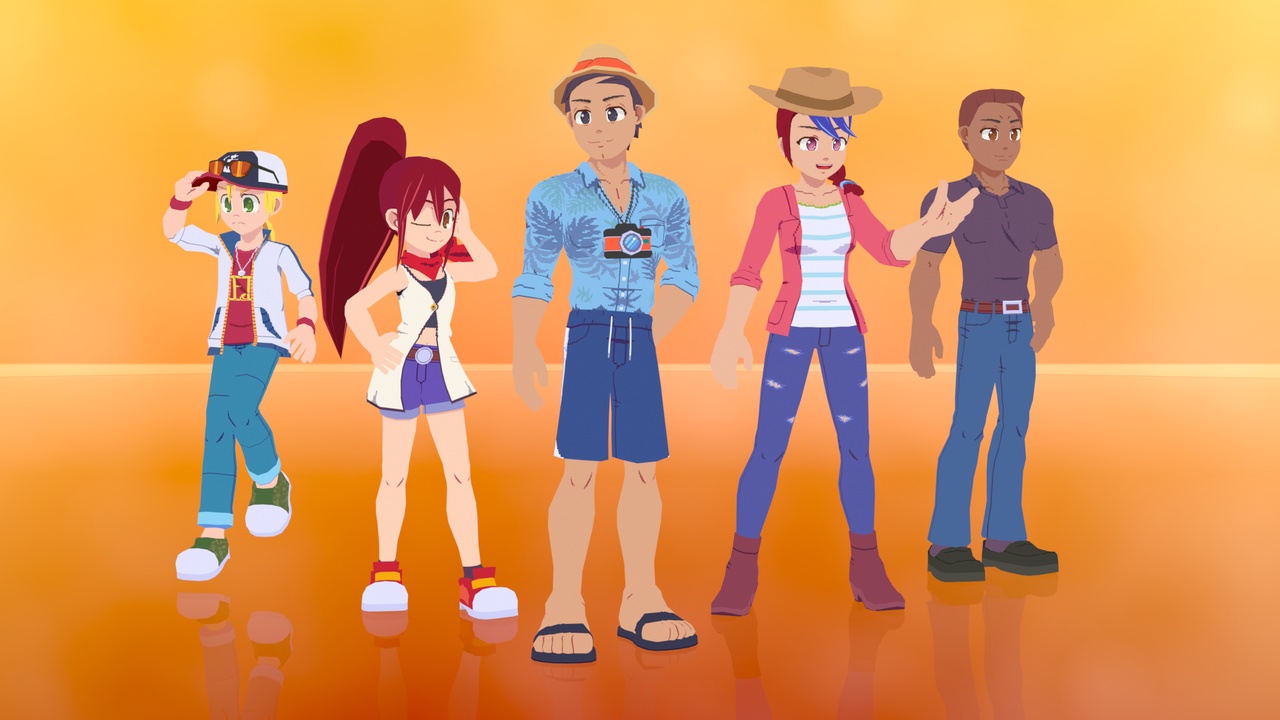Media 1 for listing Anime Low Poly Characters β Starter Pack Vol. 1
