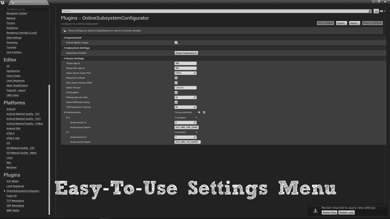 Media 1 for listing SubsystemConfigurator - Steam Subsystem Configurator