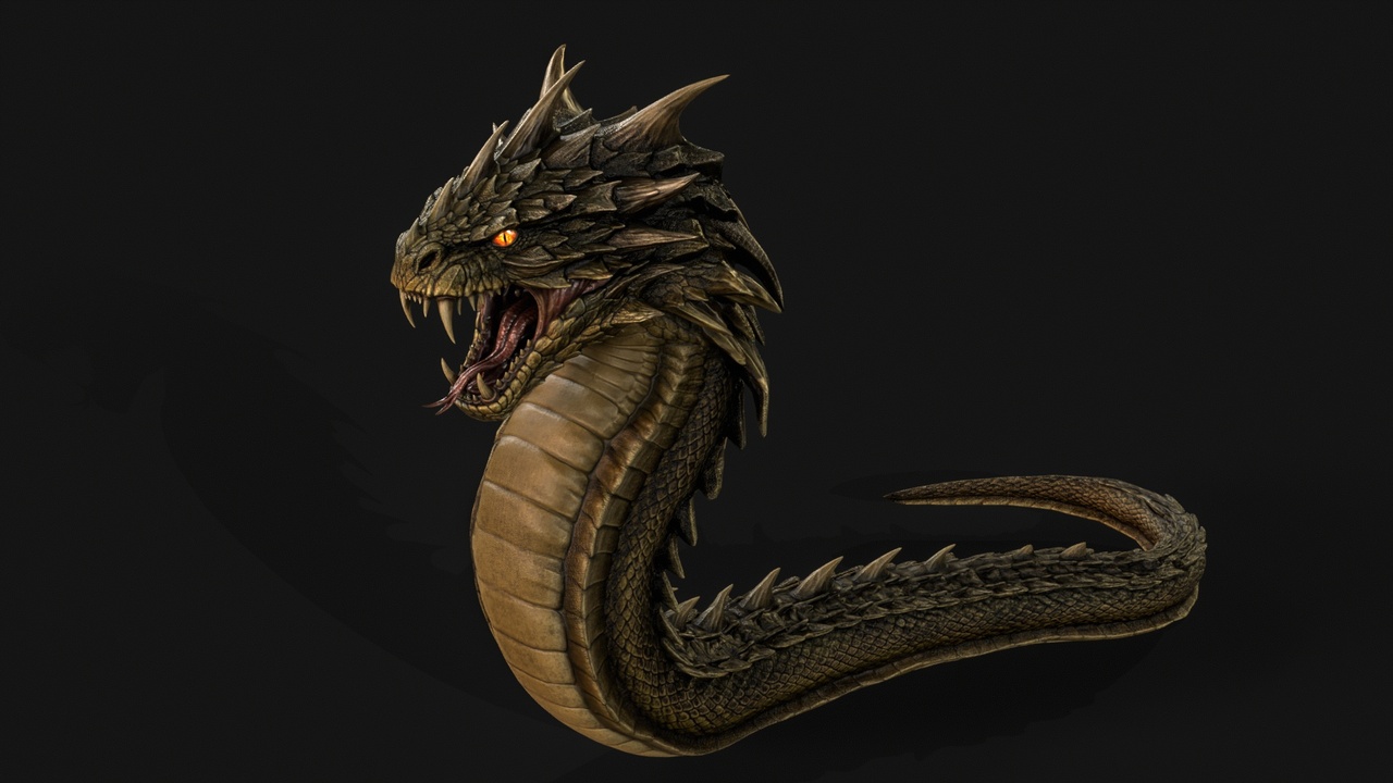Media 1 for listing Basilisk Snake Character