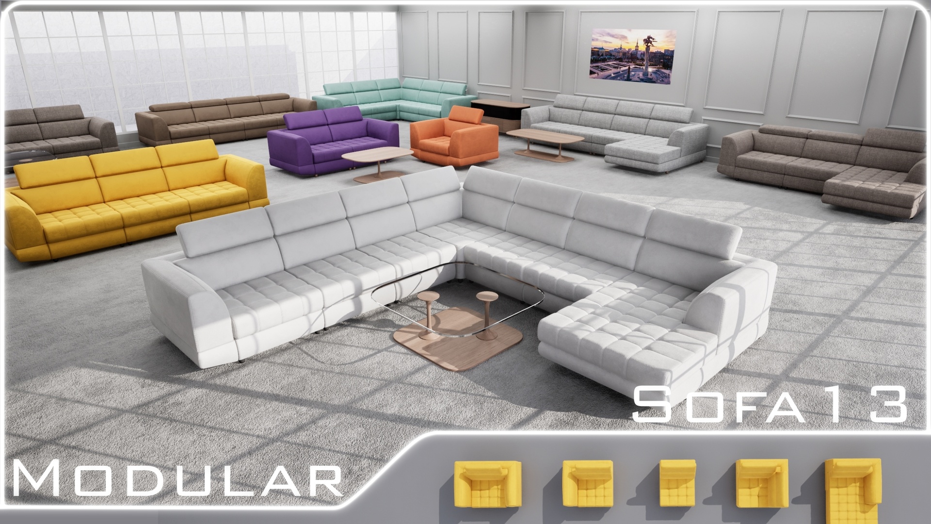 Media 1 for listing Furniture Sofa 13 (Modular)