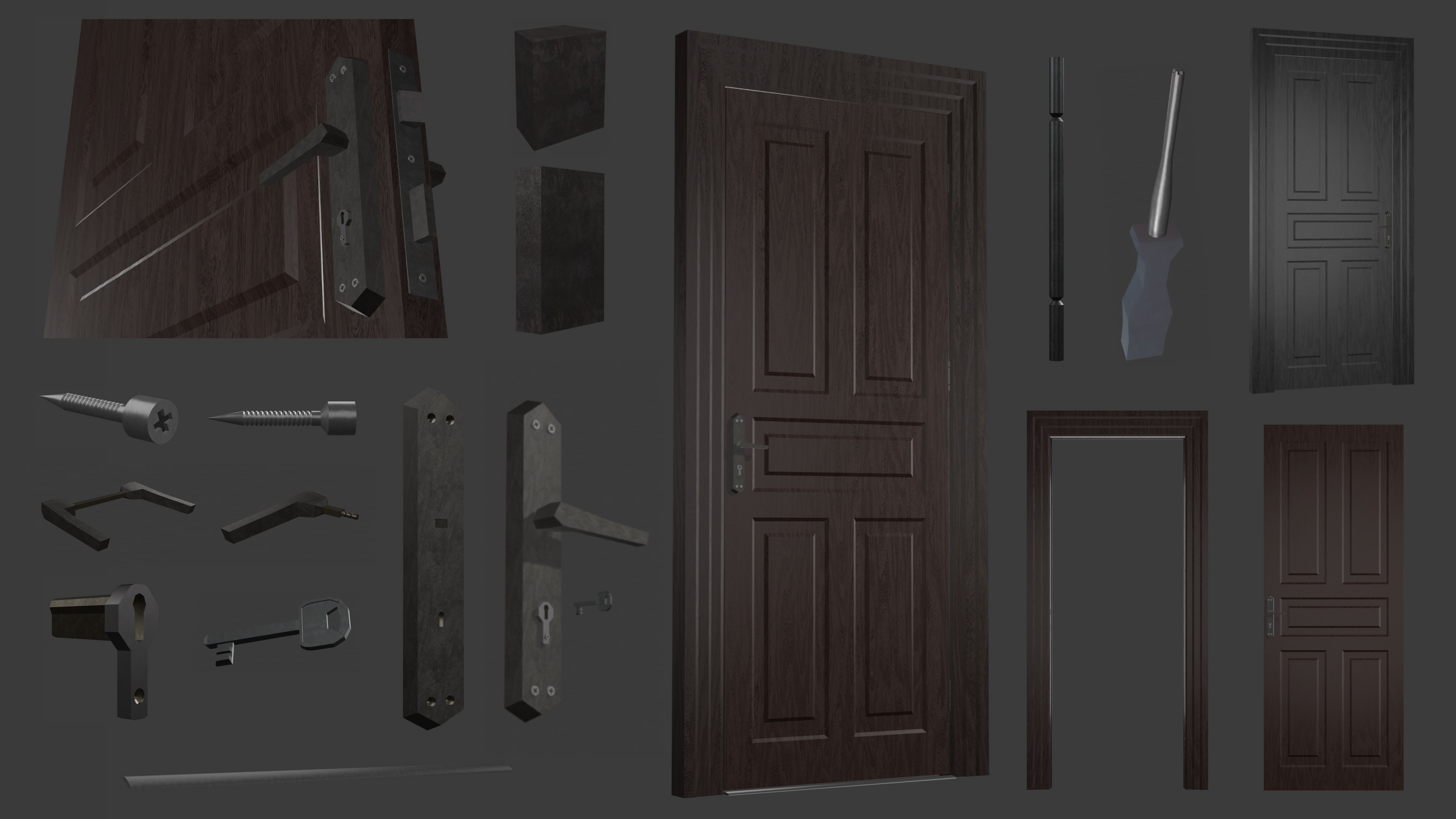 Door (w/ Animations) | Fab
