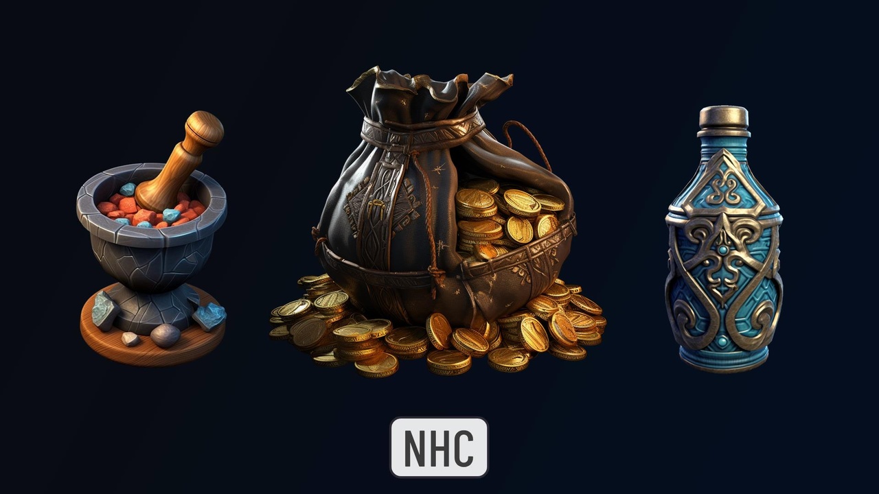 Media 1 for listing NHC - Medieval Prop Pack 2