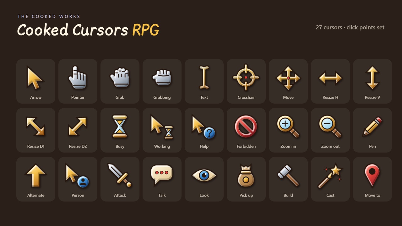 Cooked Cursors - RPG | Fab