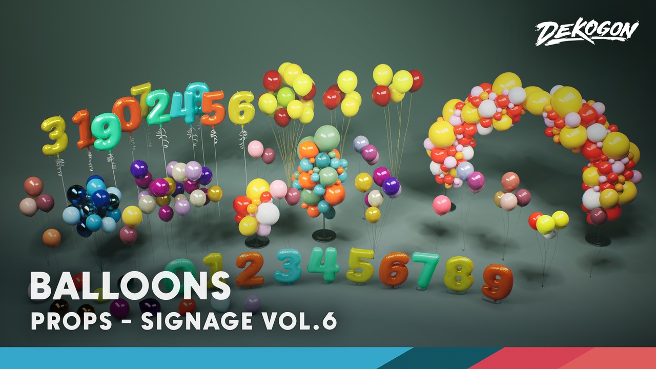 Media 1 for listing SIGNAGE VOL.6 - Balloons