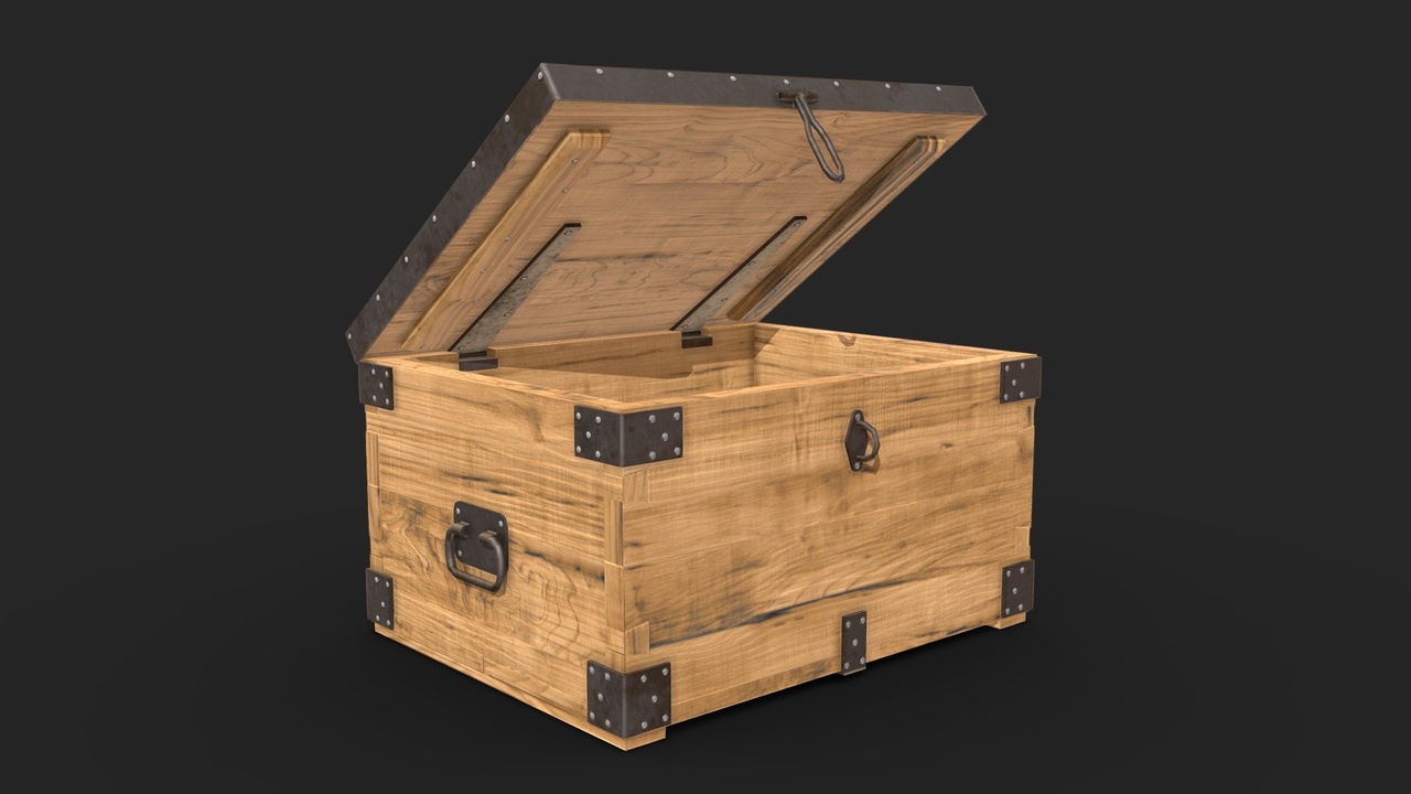 Media 1 for listing Old Wooden Chest
