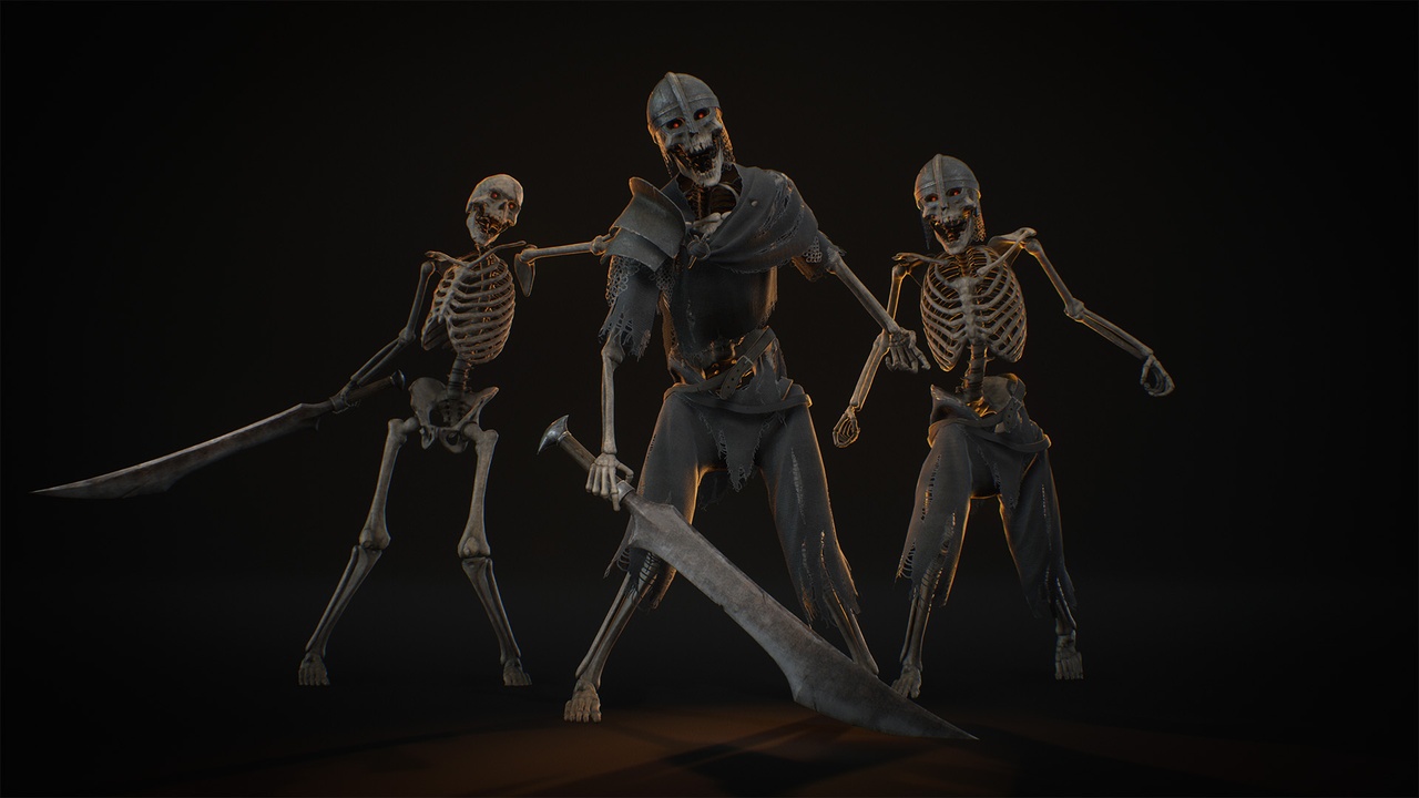 Media 1 for listing Modular Skeleton Swordsman