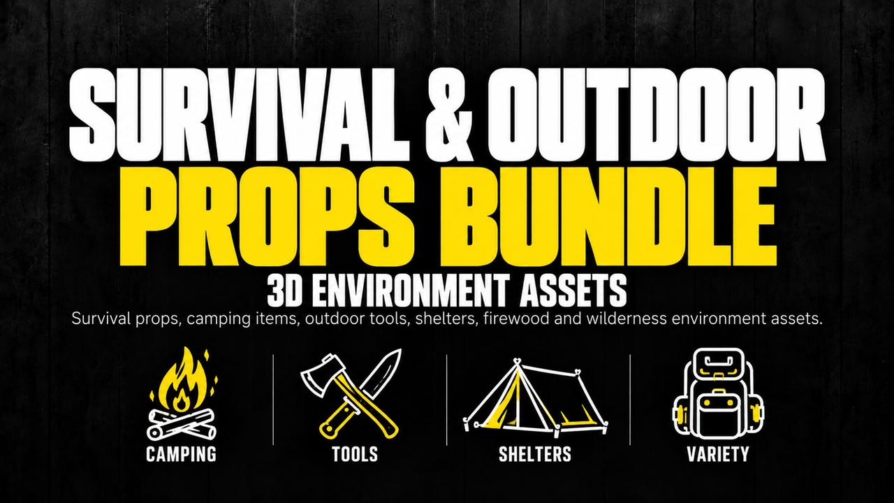 Media 1 for listing Survival & Outdoor Props Bundle