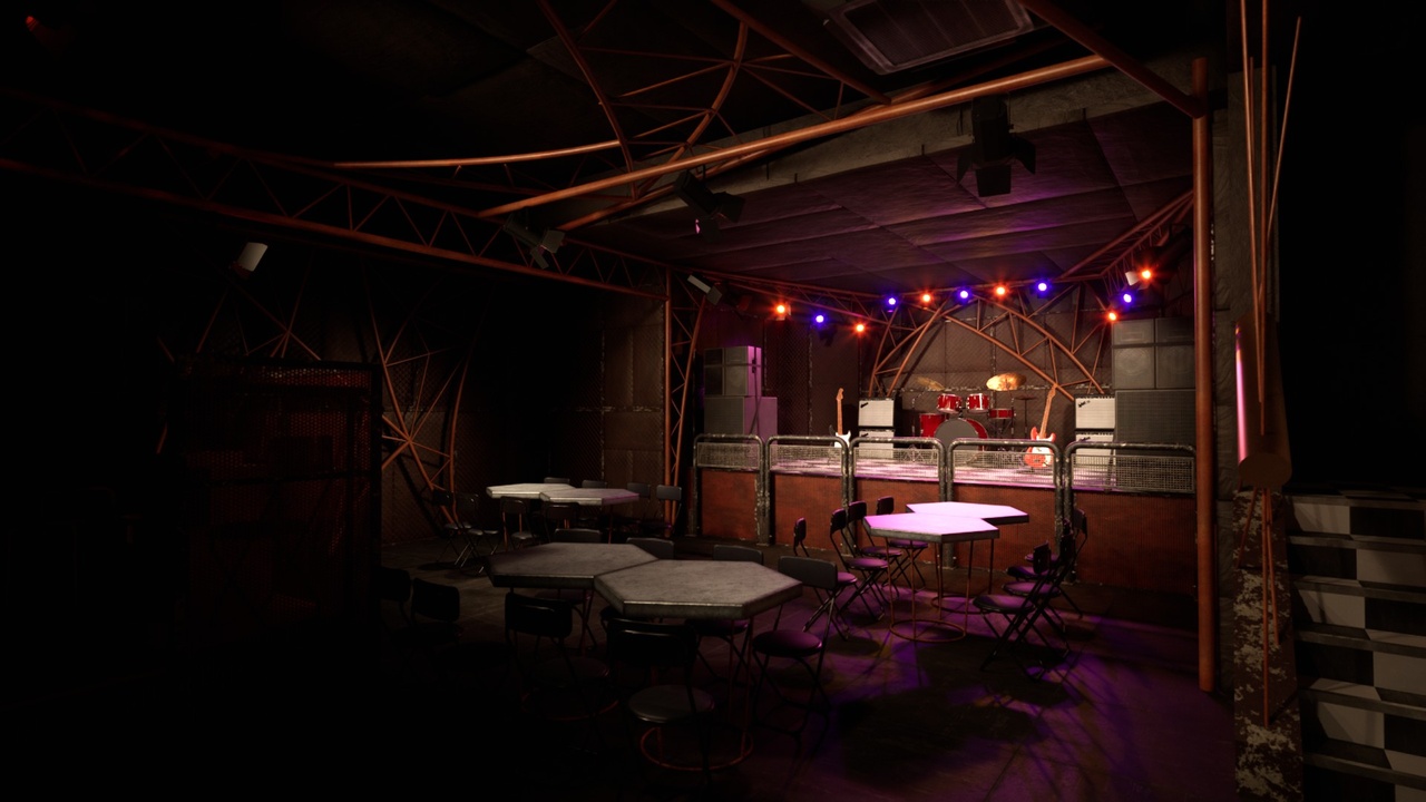 Media 1 for listing Japanese Rock Club - Environment to host your virtual parties