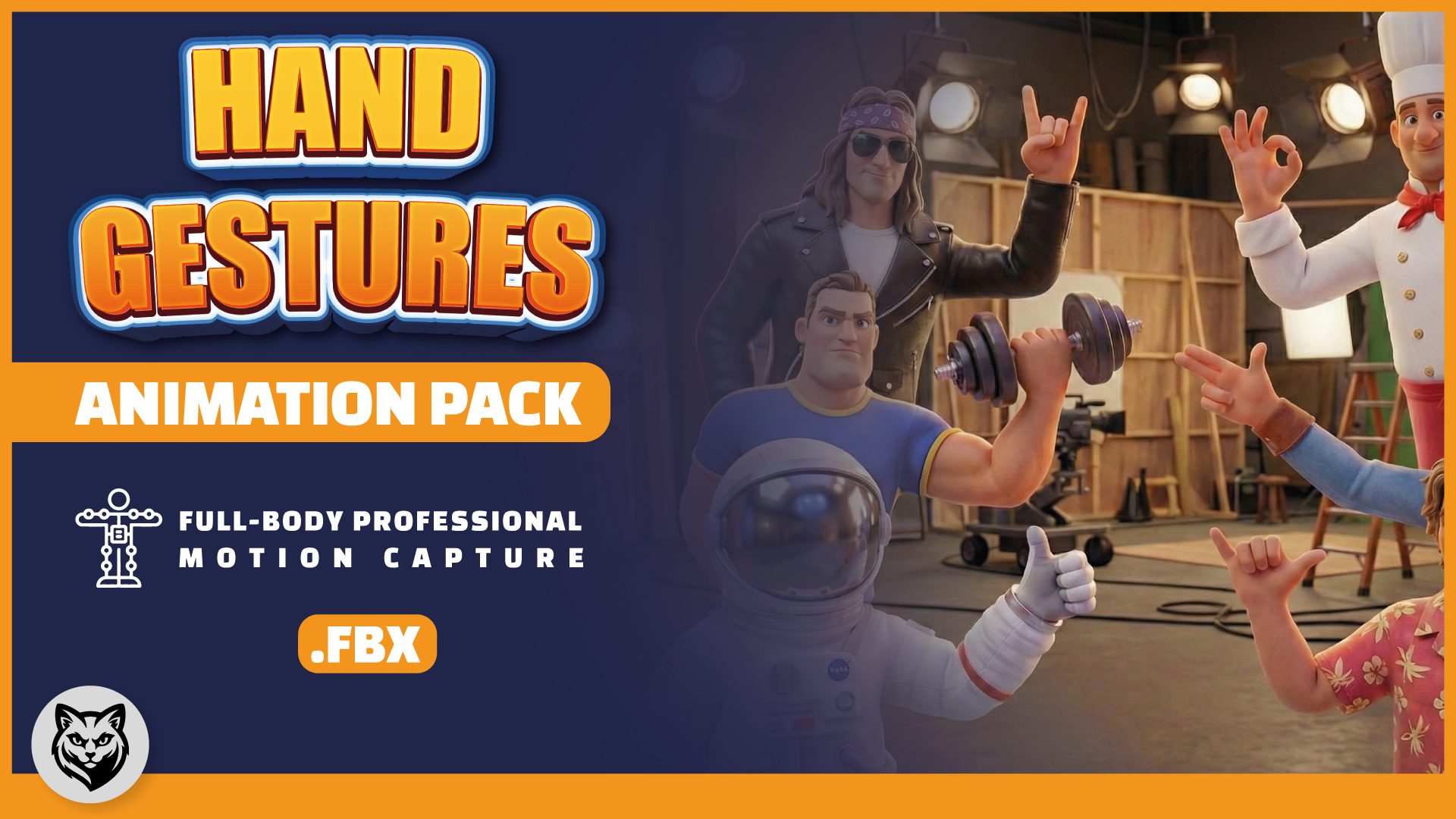 Hand Gestures Animation Pack | Fab