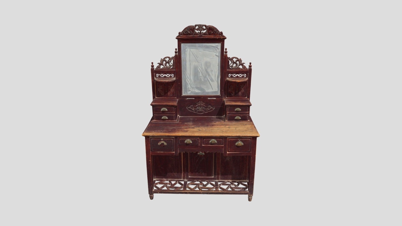 Media 1 for listing Oriental Wooden Dressing table