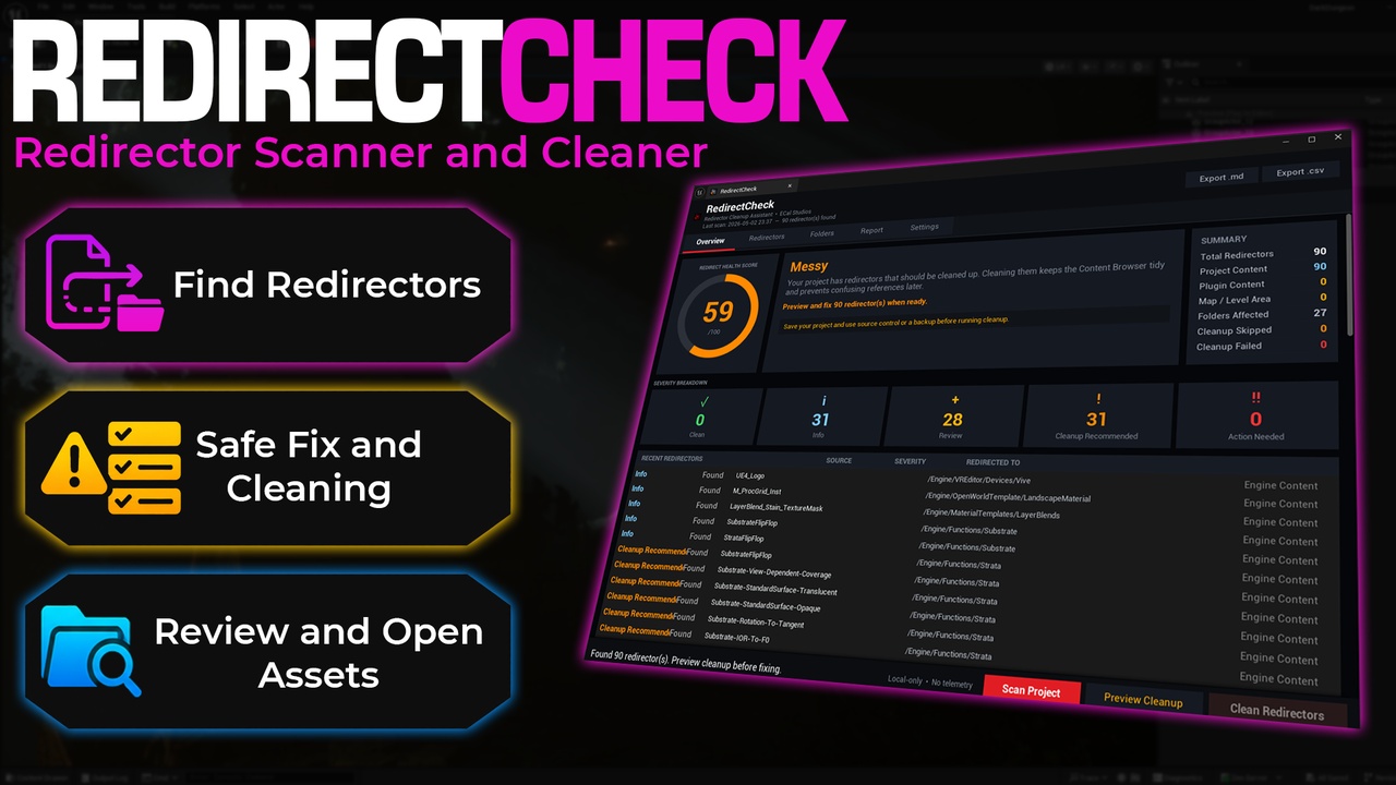 Media 1 for listing RedirectCheck - Redirector Cleanup Assistant