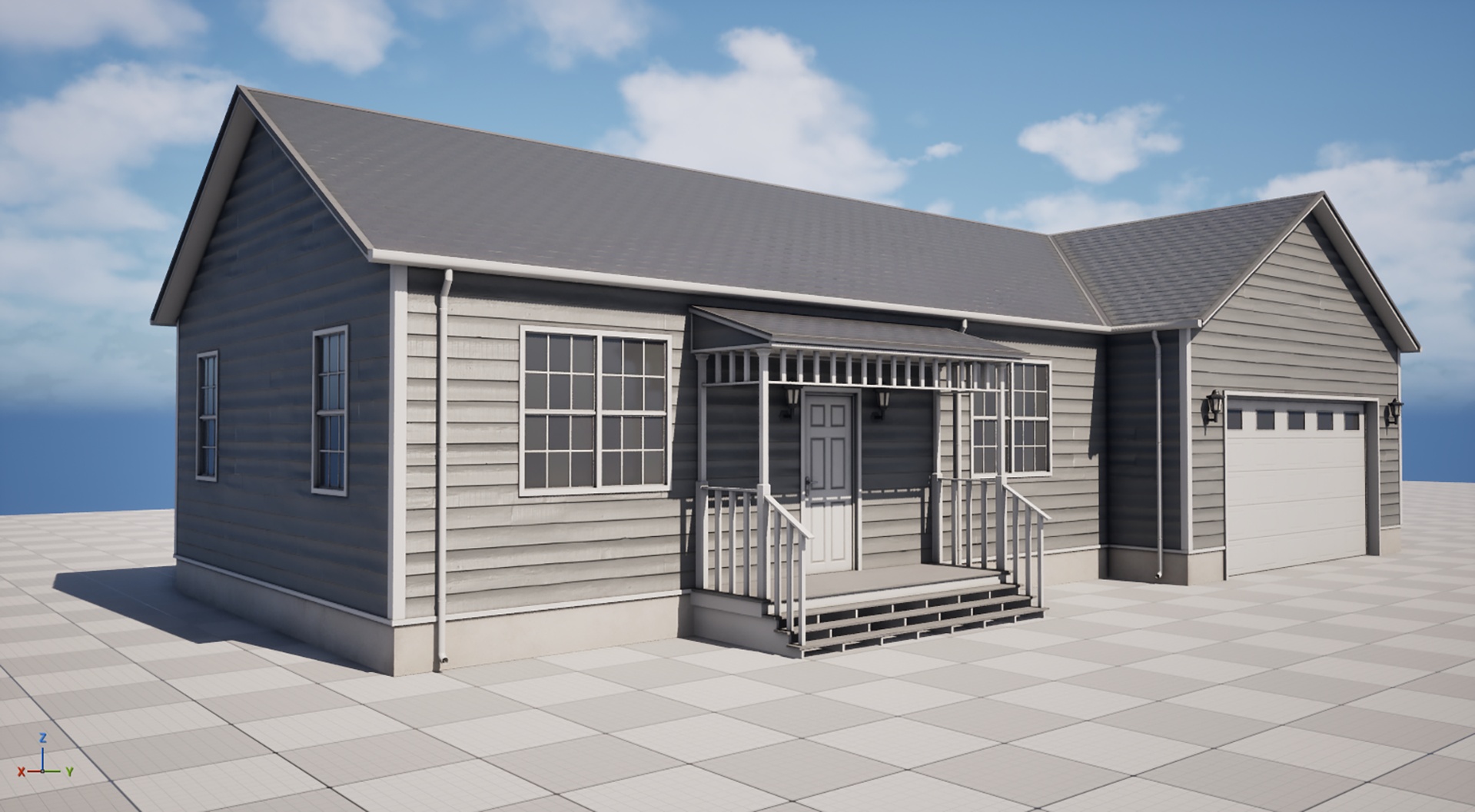 Media 1 for listing Residential House 7 PBR Low Poly