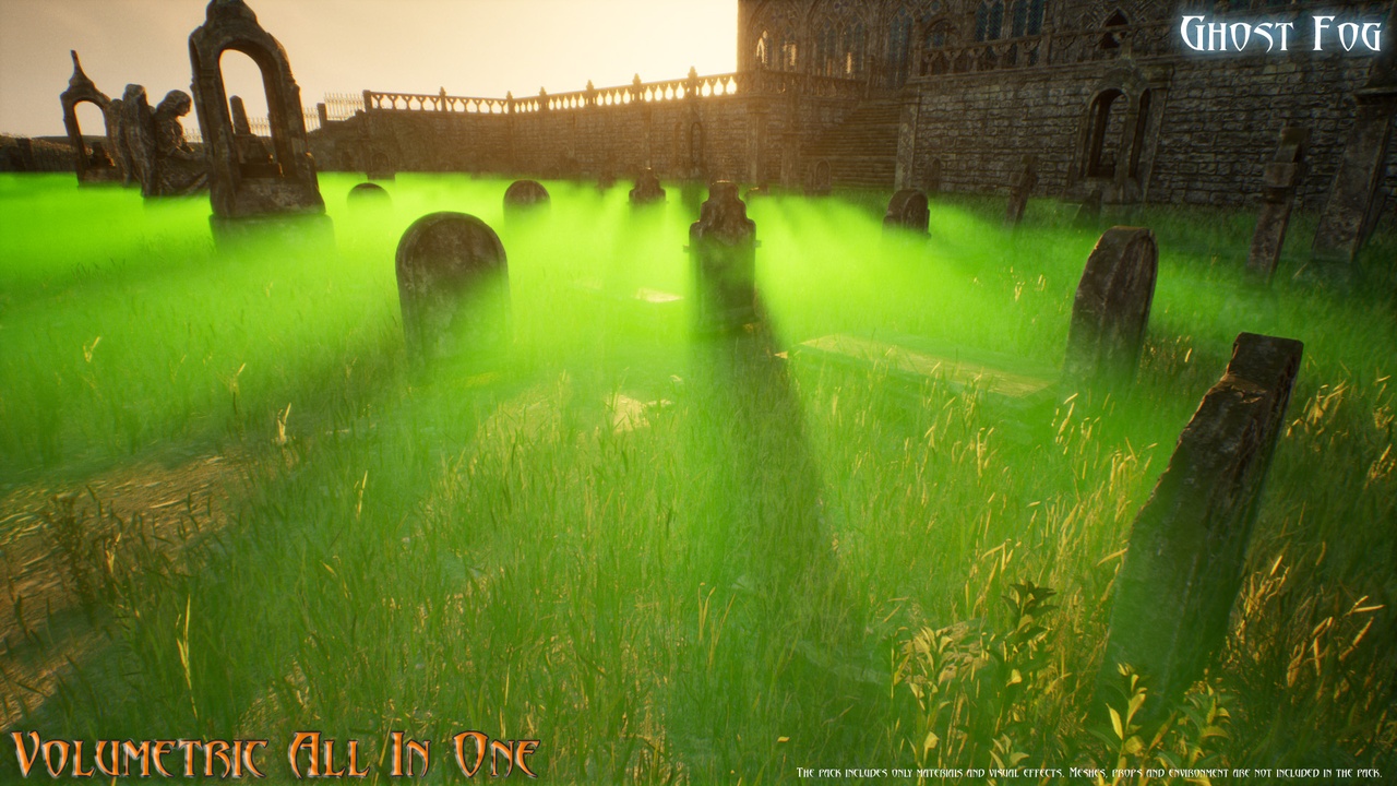 Media 1 for listing Volumetric All In One - Clouds, mist, fog materials