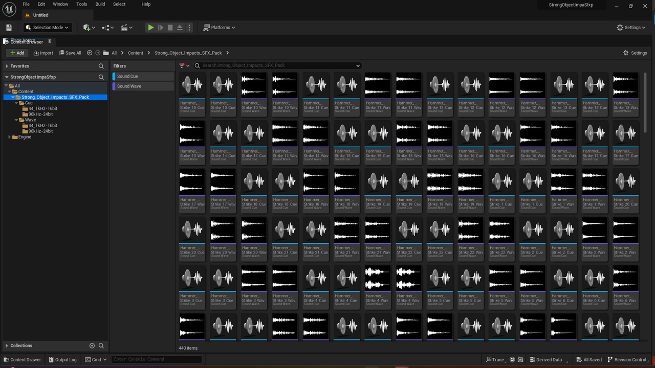 Media 1 for listing Strong Object Impacts SFX Pack