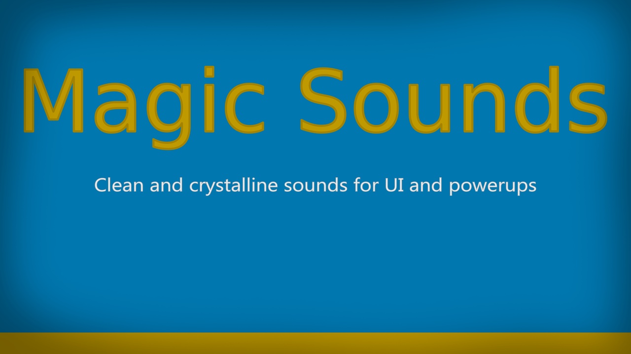 Media 1 for listing Magic Sounds. UI / Menu / Powerups