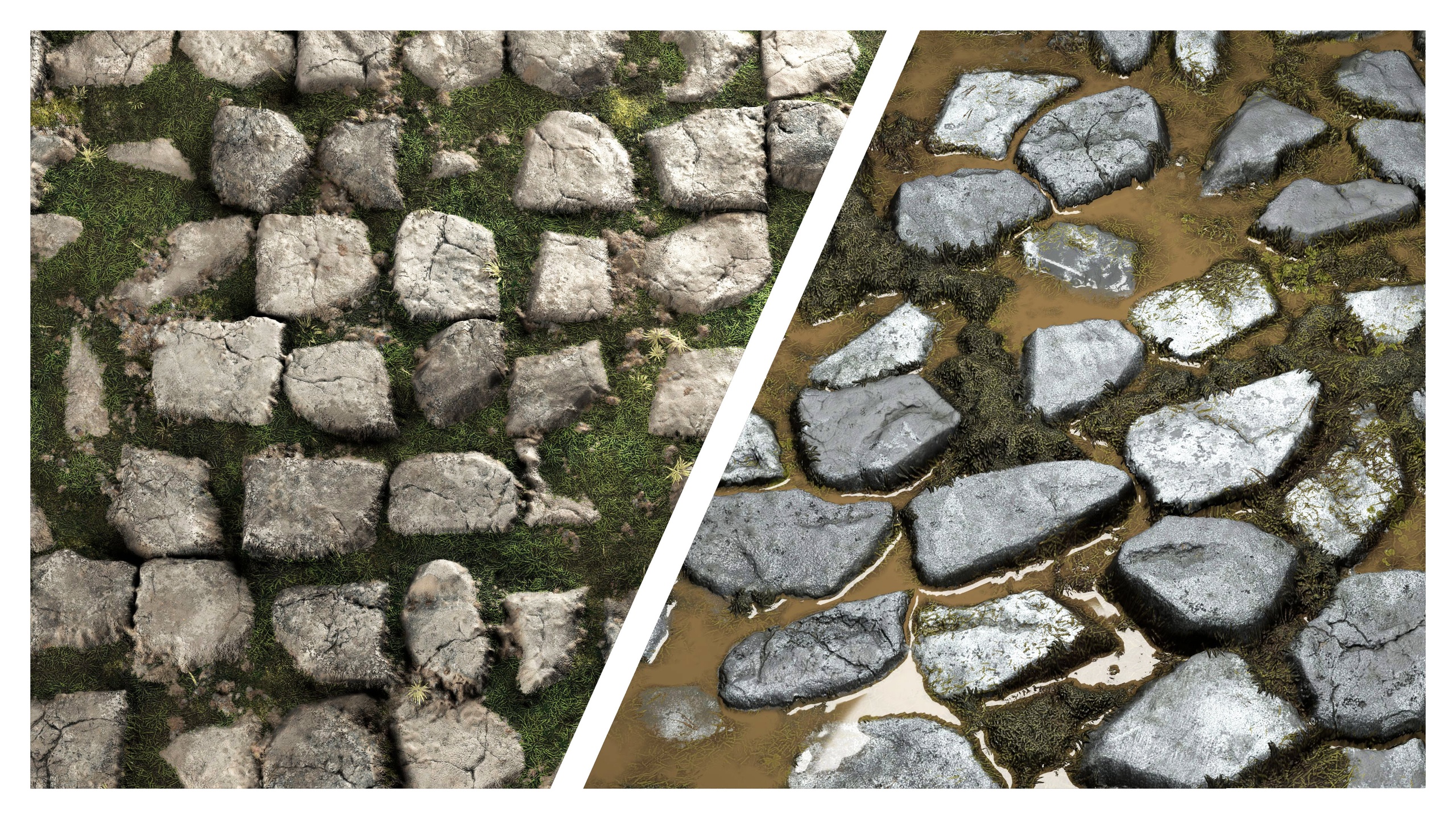 Media 1 for listing Cobblestones PBR Texture Combo