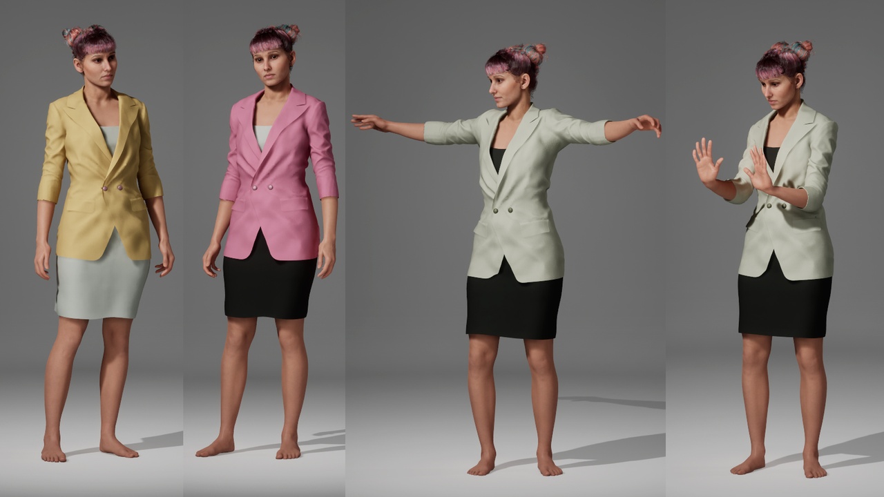 商品 Women Uniform Suit Business attire 的媒体 1