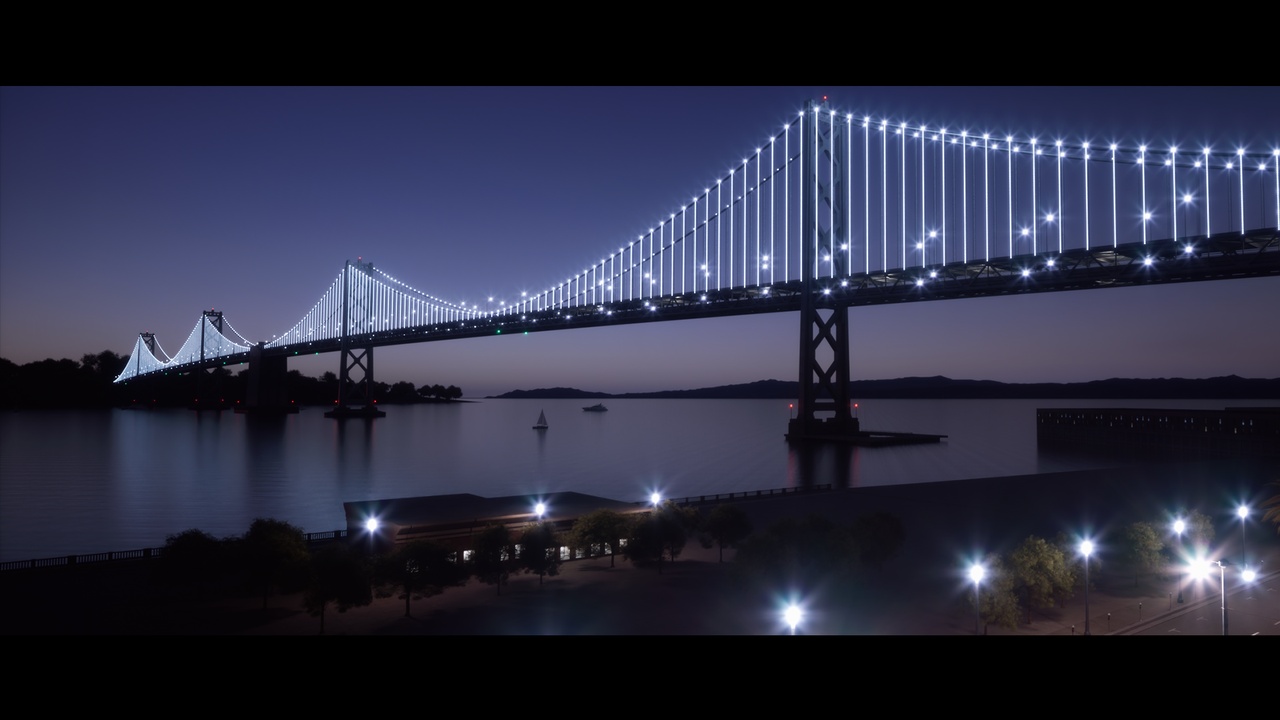 商品 Realistic San Francisco Bay Bridge and City Street Props Model Pack 的媒体 1