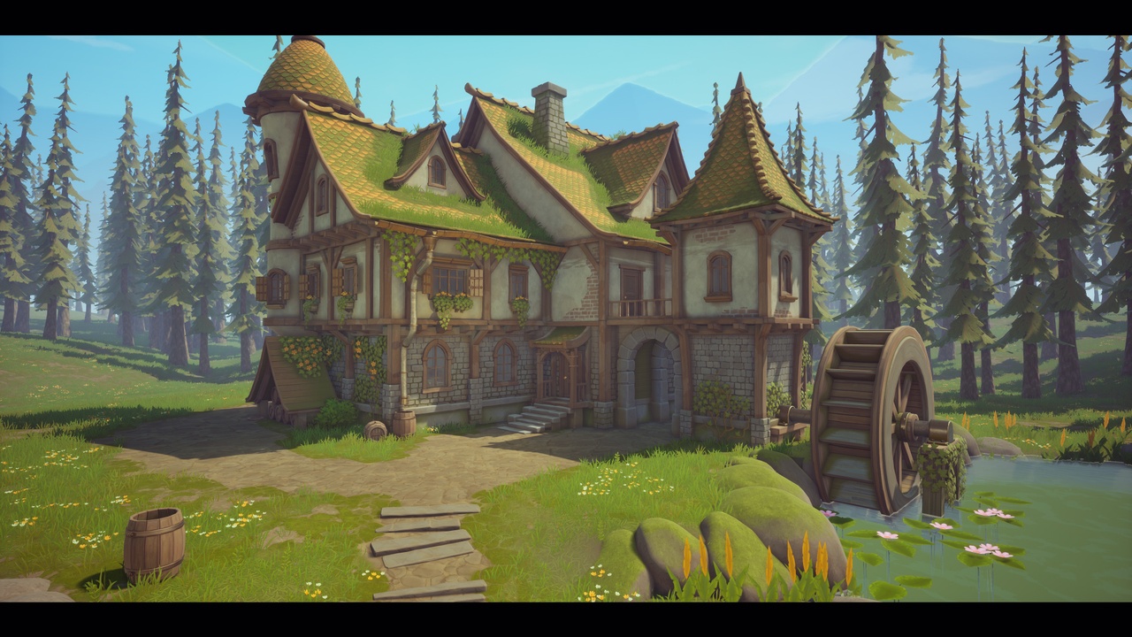 商品 Stylized Medieval House 的媒体 1