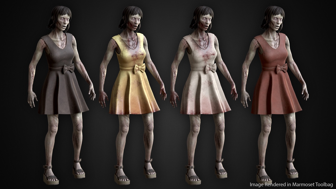 Media 1 for listing Female Zombie Dress