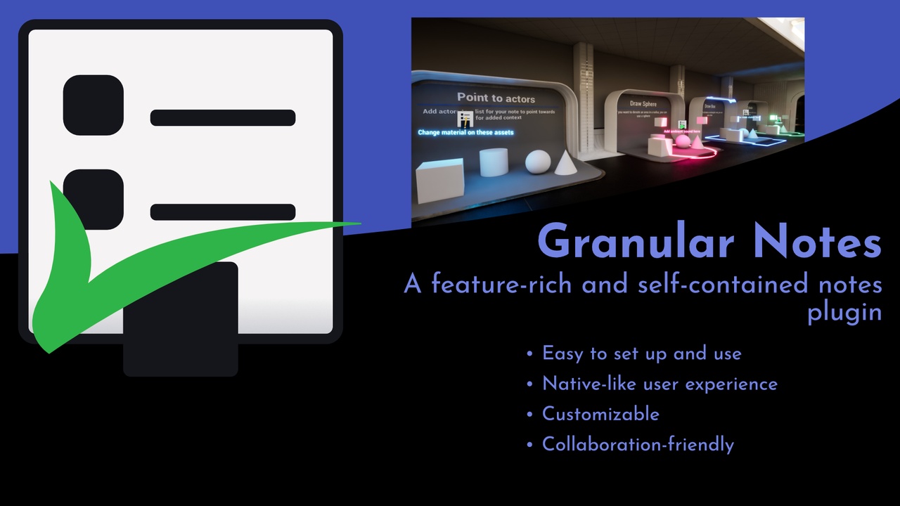 Media 1 for listing Granular Notes - Supercharged Todo Note Actors