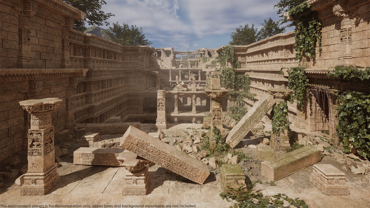 Media 1 for listing Modular Temple ( Indian Lost Temple Ancient Temple Ruin Temple )