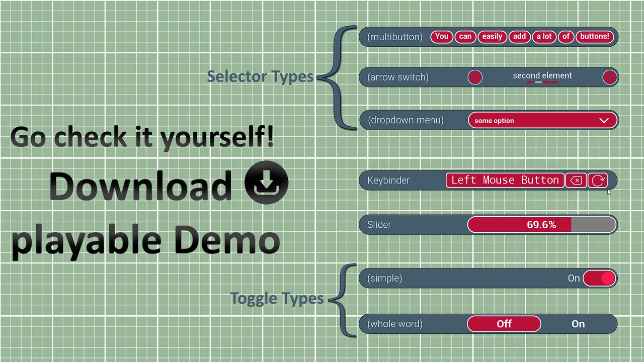Media 1 for listing Modular Options Menu