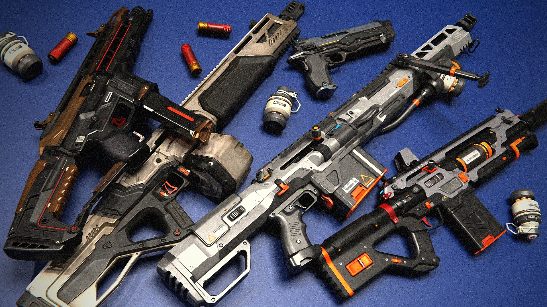SCI FI WEAPON PACK Vol.01 | Fab