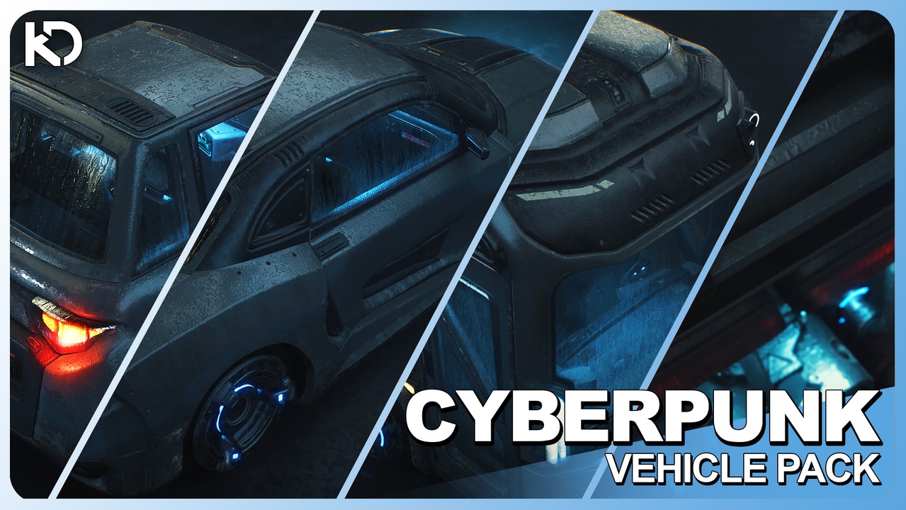 Cyberpunk Vehicles Pack