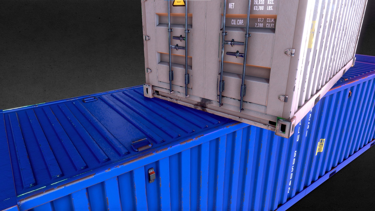 商品 Shipping Container PBR (UNITY 6 SAMPLE) 的媒体 1