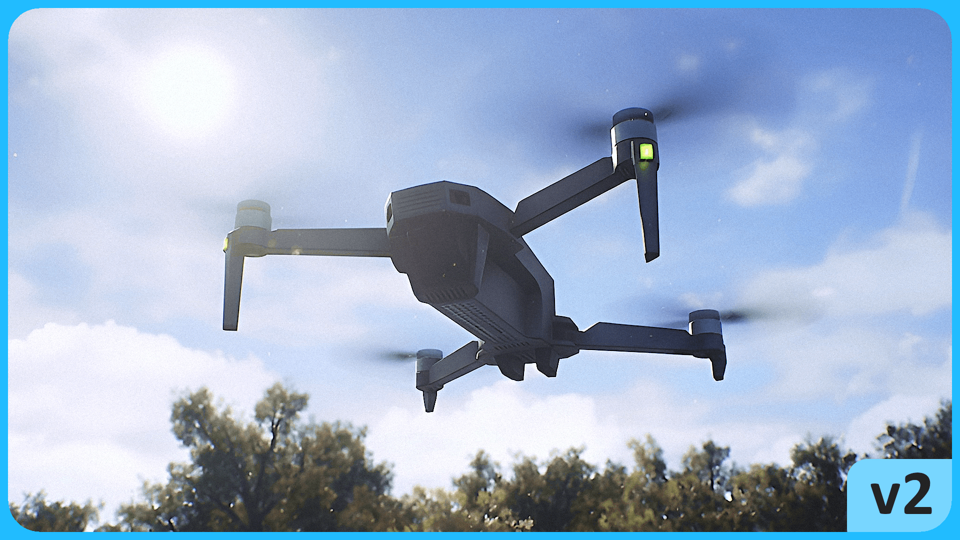 Realistic Drone | Fab