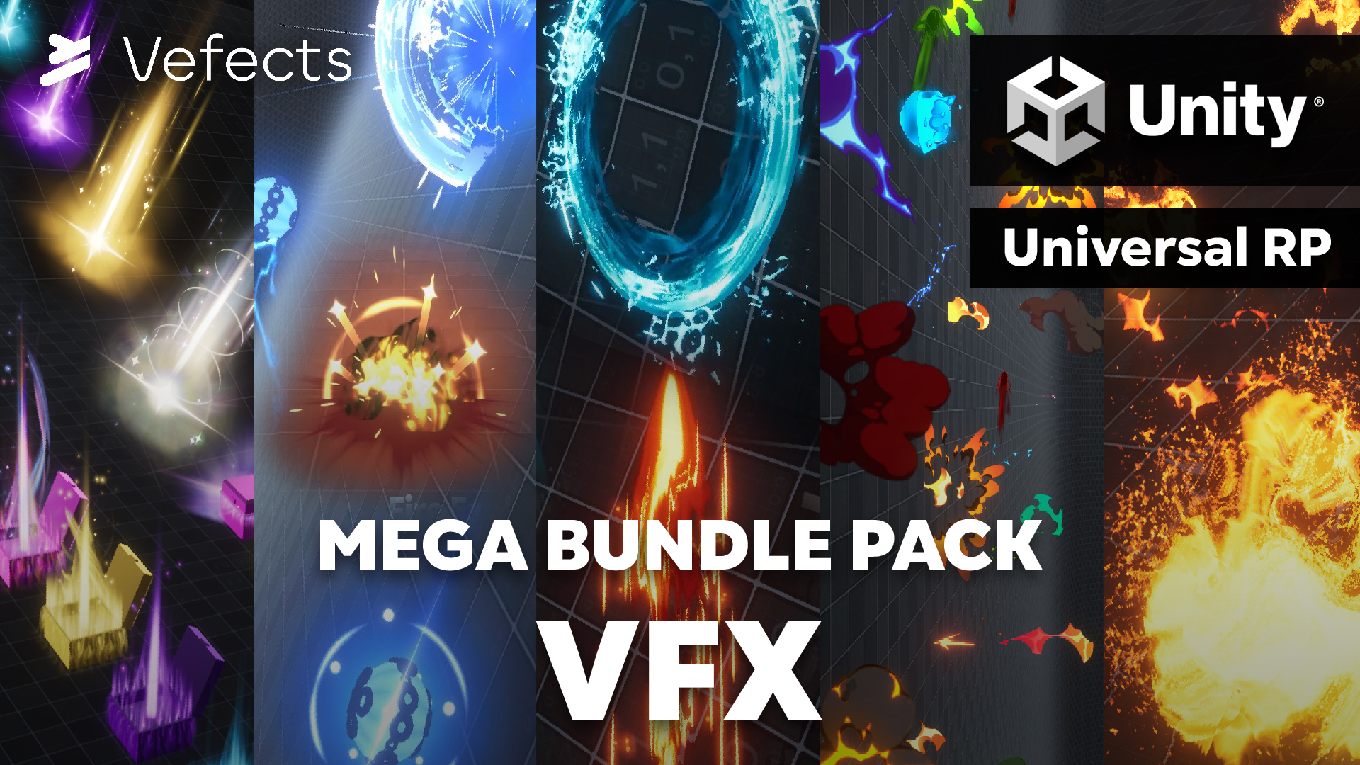 Unity - URP - VFX Mega Bundle Pack | Fab