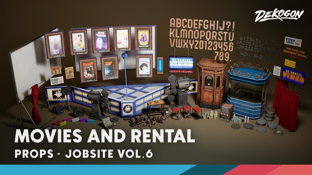 Media 1 for listing Jobsite VOL.6 - Movies & Rental (Nanite & Low Poly)