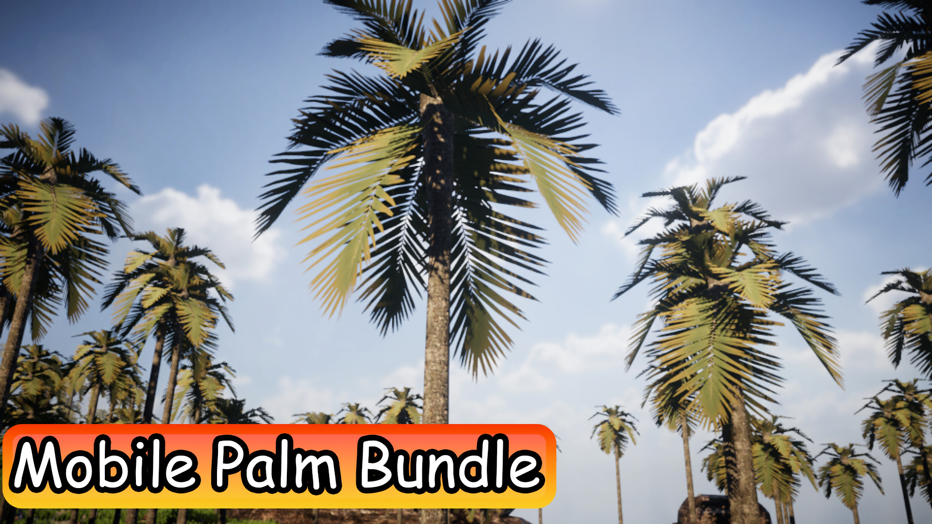 Mobile Palm Tree Bundle (Production Ready) | Fab