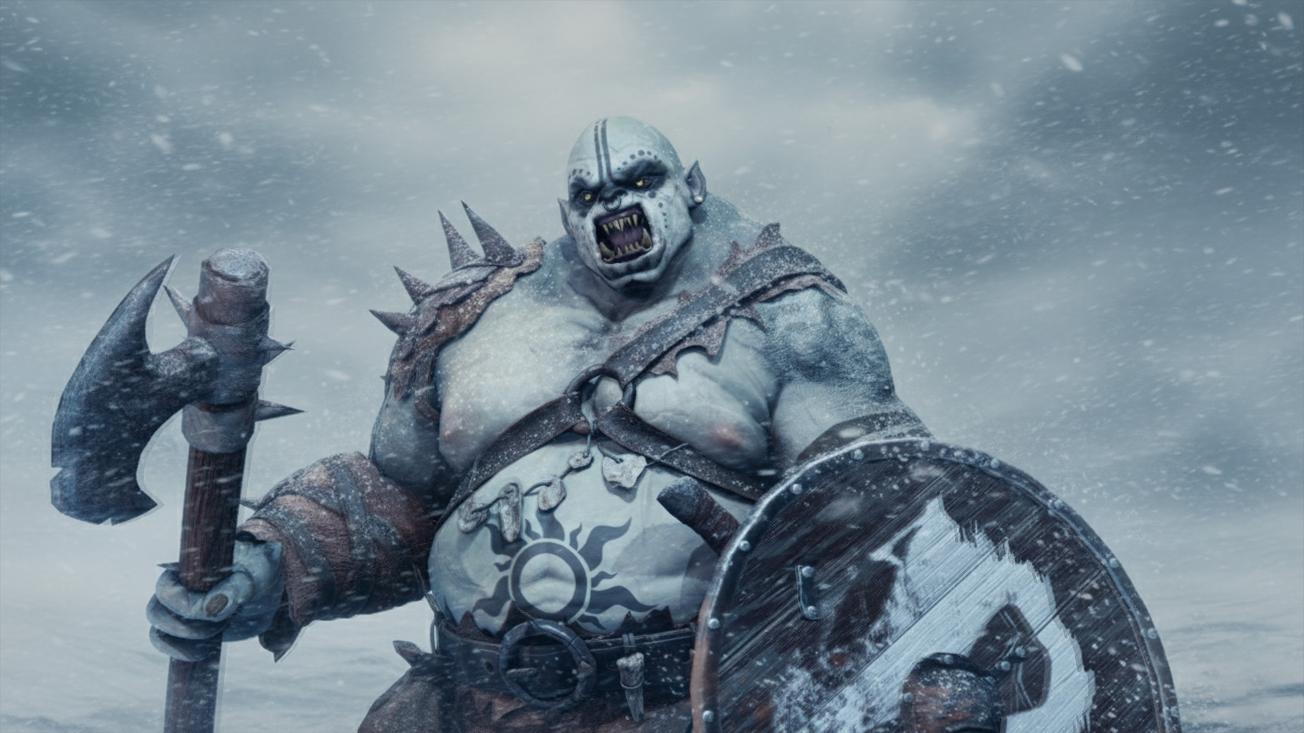 Media 1 for listing Orc  Berserker Troll - Rigged Low Poly Modular Character