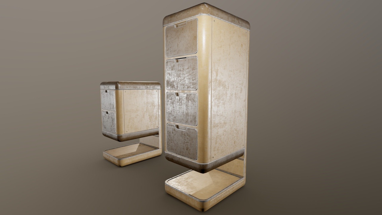 Media 1 for listing Filing Cabinet Set_Orange