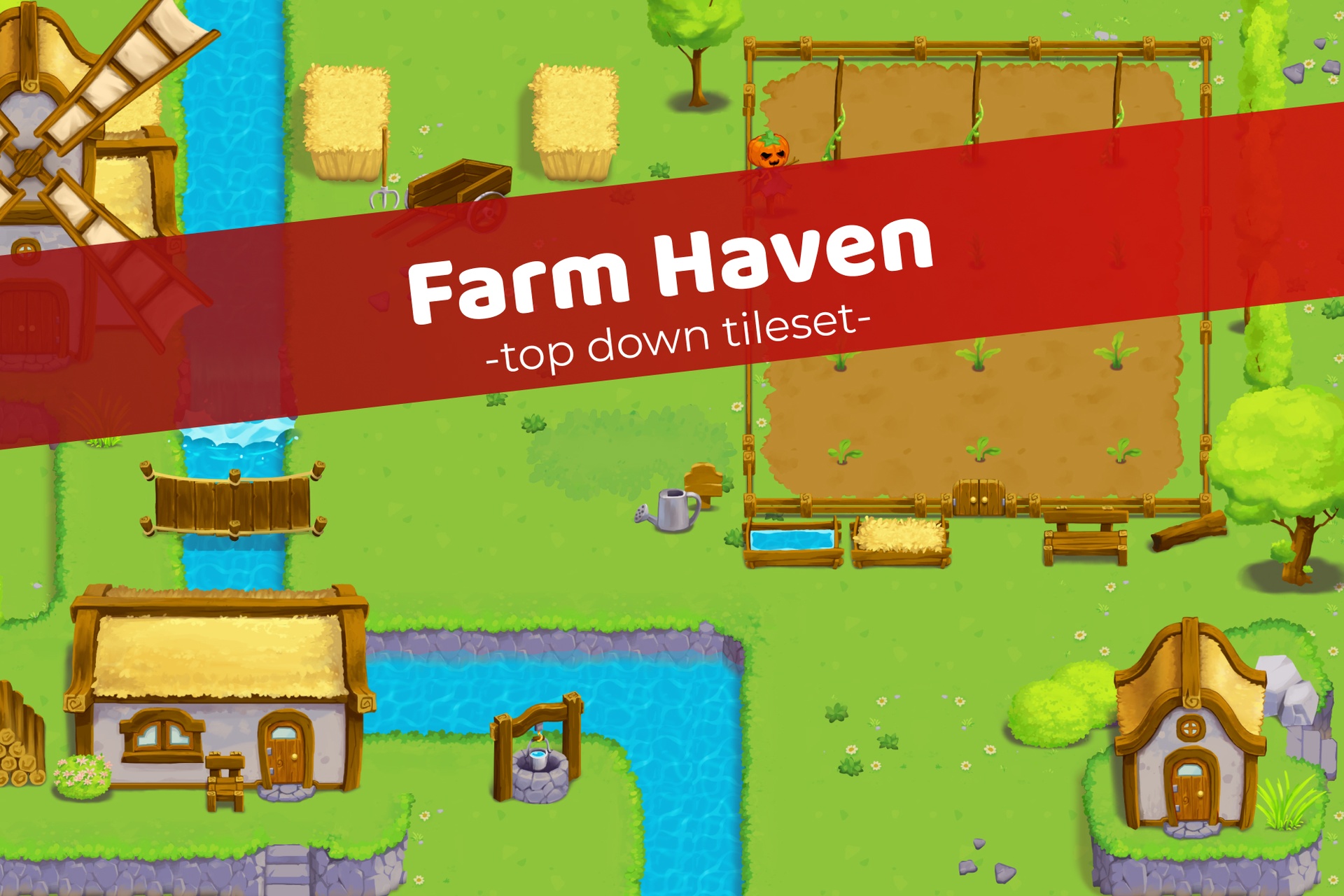 Media 1 for listing Farm Haven Top-Down Tileset