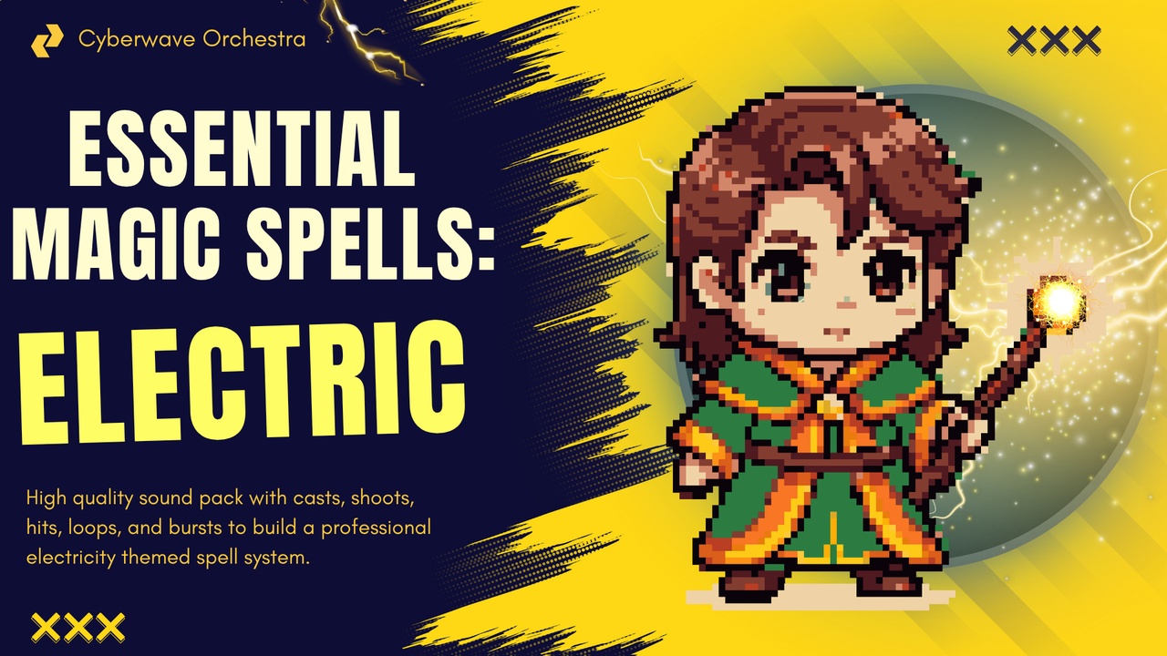 Media 1 for listing Magic Spells Essentials: Electric Sound Effects