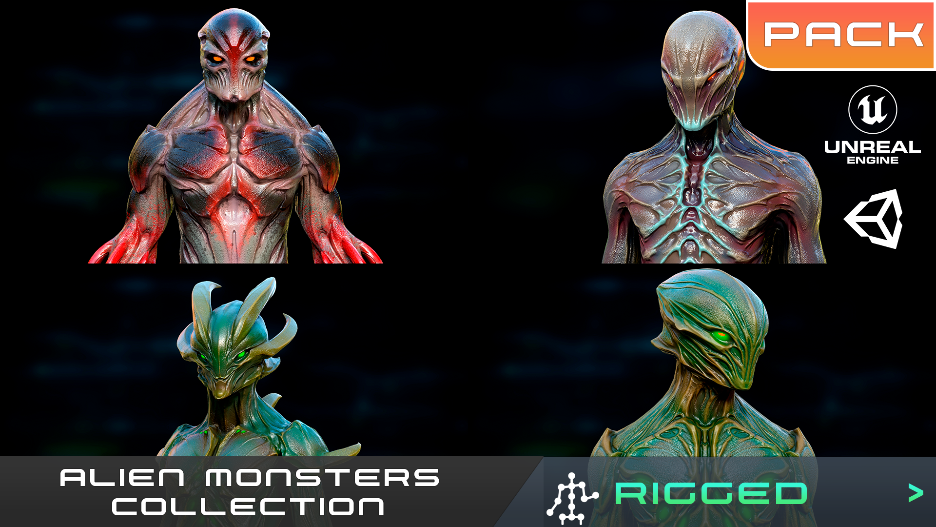Alien Monsters Collection | Fab