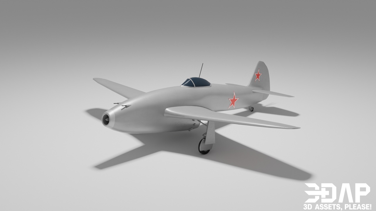Media 1 for listing Soviet First Generation Fighter Jet Yakovlev Yak-15 Feather
