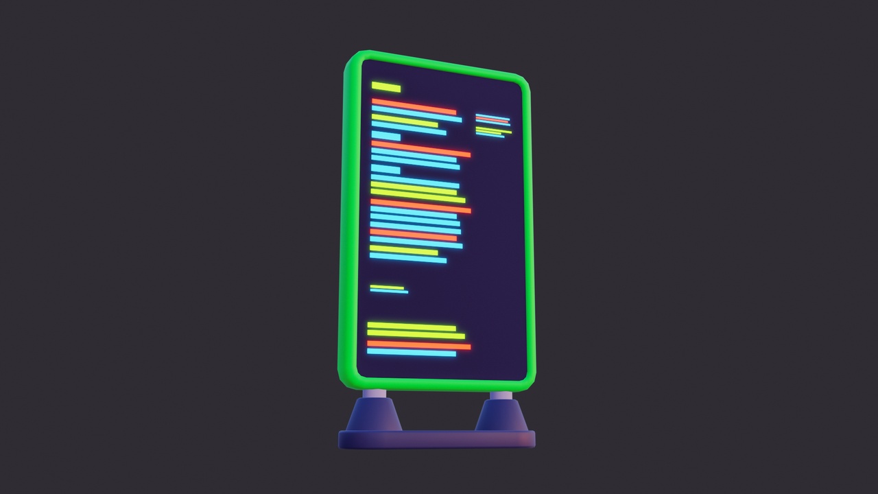 Media 1 for listing Low Poly Digital Billboard