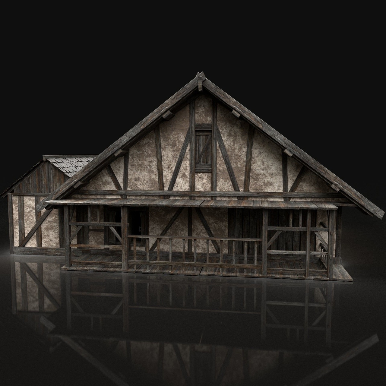 Media 1 for listing Medieval Townhouse - Enterable Modular Fantasy Building