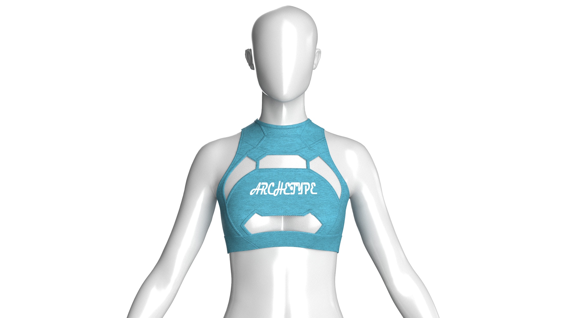 Media 1 for listing Girls Cutout Mesh Top | High Poly