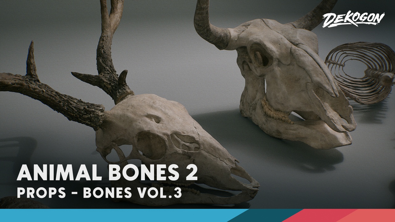 Media 1 for listing Bones VOL.3 - Animal Bones 2 (Nanite + Low Poly)