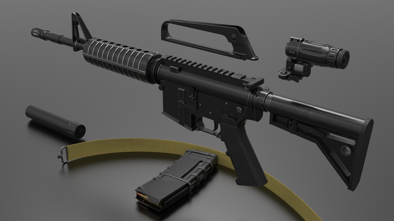 m16A2 Weapon (Fps - Tps) 제품 등록을 위한 미디어 1개