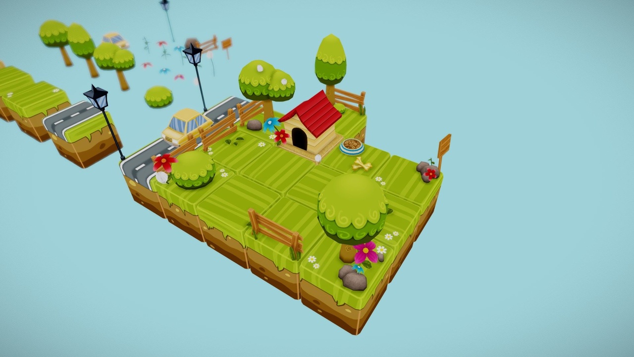 商品 Mobile Video Game Asset Bundle 的媒体 1